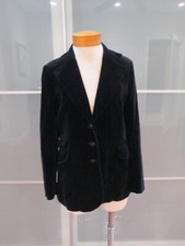 Harrods Black Velvet Blazer Fits Size M