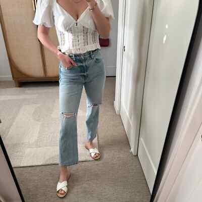 Slvrlake London Ankle in Broken Hearts Wash