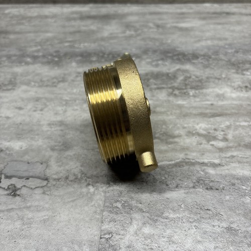 FPPI 07-450-00 2-1/2 inch NST Plug with Chain, Rough Brass, New - Picture 5 of 6