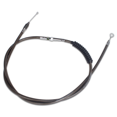 170cm 66.9'' Smoky Black Pearl Braided Clutch Cable for Harley Softail Dyna XL