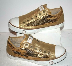 ugg gold sneakers