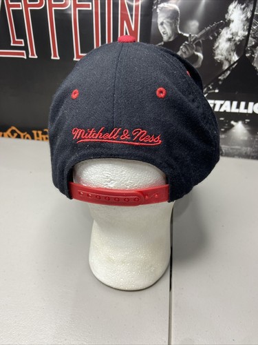Sombrero Mitchell & Ness Chicago Bulls NBA SnapBack Sombrero Ajustable Madera Dura Clásicos - Imagen 3 de 7