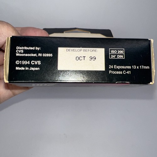 CVS Picture Place 200 110 Color Print Film 24 Exp Expired Oct 99. Prop NOS - Picture 5 of 5