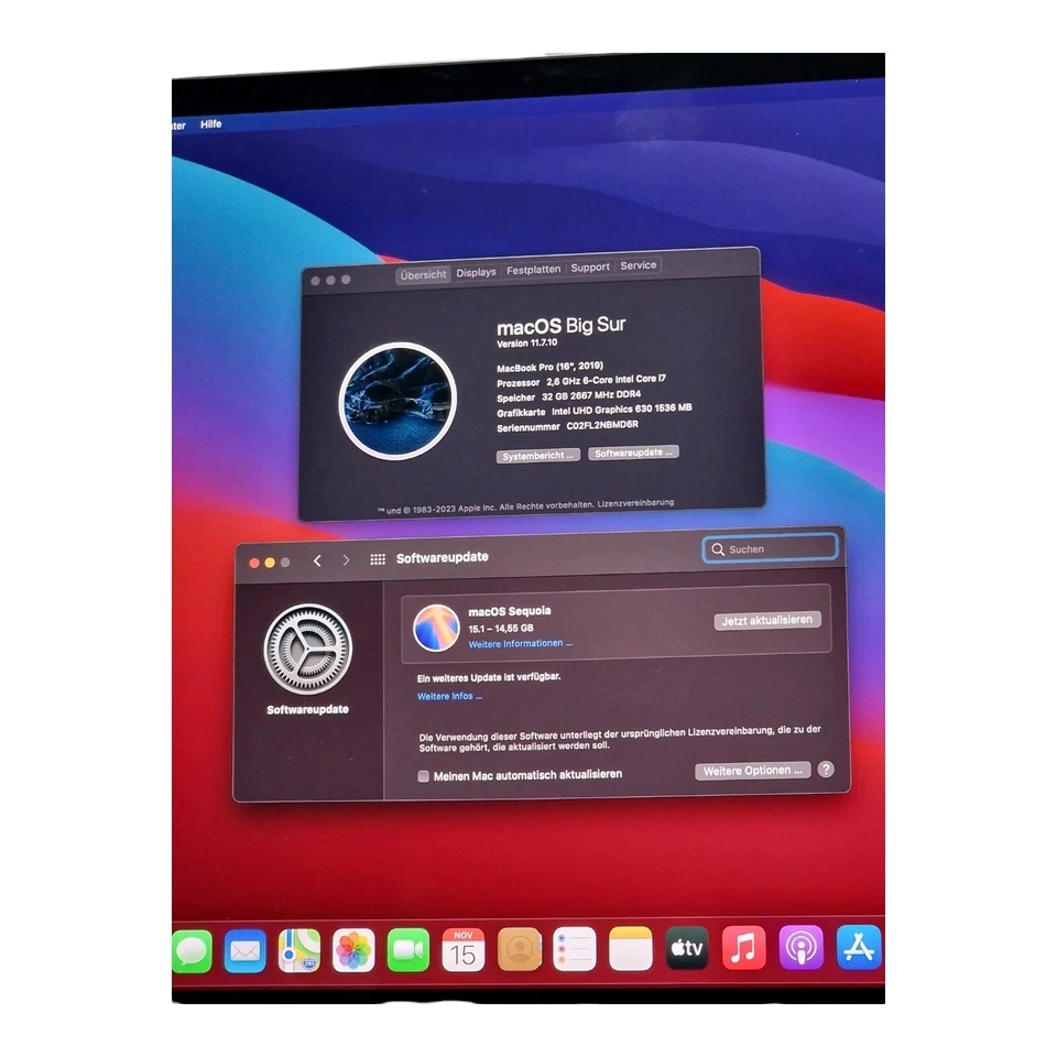 Apple Macbook Pro 16 2019 / i7-9750H/32GB RAM/512GB SSD #MA3 - Photo 4/4