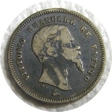 elf Italy Emilia 50 Centesimi 1860  Unification Period