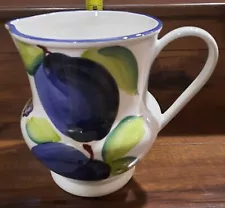 2 1/2 Quart Fruit-Themed Pitcher Made In Italy For Marketplace One-Of-A-Kind EUC