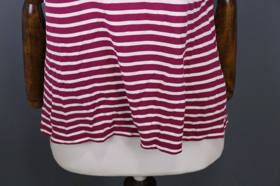 Blusa Polo Burberry Brit Multicolor Rayas Manga 3/4 Talla L Foto 2 de 4
