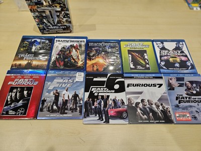 Fast & Furious & Transformers Blu-Ray/DVD Movie Bundle Lot 10 TOTAL~