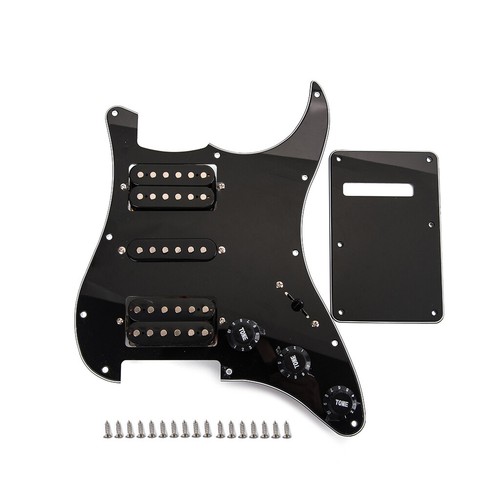 Juego de pastillas para guitarra SSH/SSS/HSH/HHH precableado cargado Alnico V para ST Strat - Imagen 22 de 26