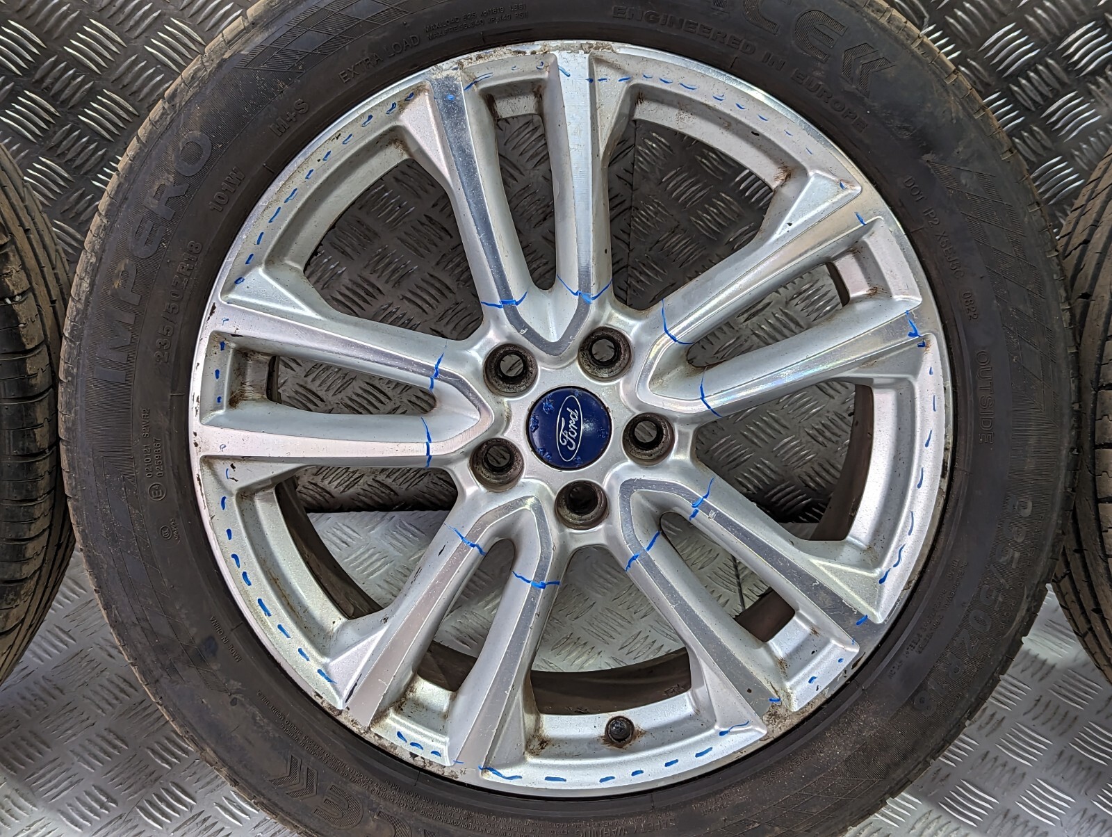 FORD KUGA ALLOY WHEELS & TYRES FULL SET 235/50/R18 18'' 7.5J ET52.5 MK2