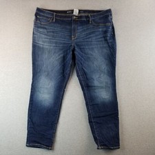 AVA  VIV Jeans Women's Sz 22W Blue Wash Stretch Jegging Comfy Normcore