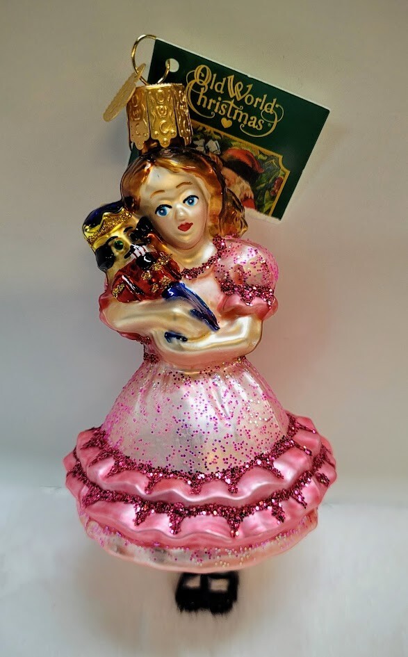 Clara Old World Christmas Nutcracker Suite Hand Blown Glass Ornament 4.5