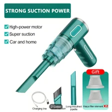1 powerful handheld vacuum cleaner, small size, wireless, strong suction
