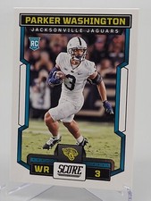 2023 PANINI SCORE PARKER WASHINGTON BASE ROOKIE FOOTBALL CARD JAGUARS PENN STATE