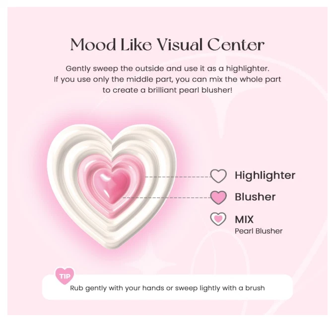 Peripera All Take Mood Like Palette 01 Prestige Pink (Peritage) Makeup - Image 4 of 4