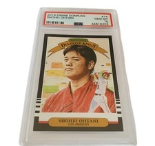 Shohei Ohtani PSA 10 Gem 2019 Panini Donruss #14 insert Angels Diamond King sp