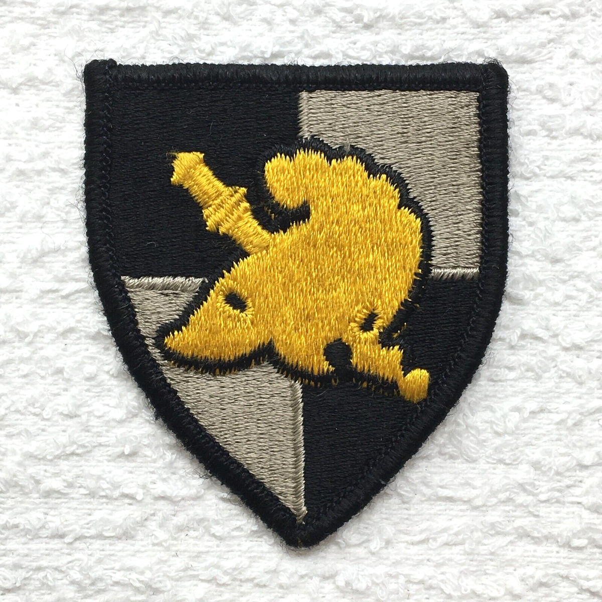 PATCH US Military Academy West Point Cadre Insignia Gold on PATCH US Military Academy West Point Cadre Insignia Gold on