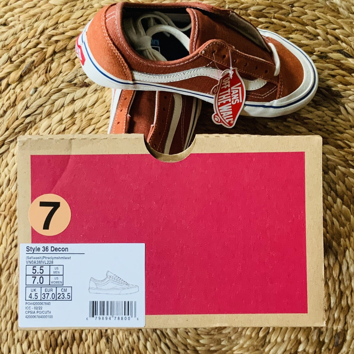 VANS★STYLE 36 DECON SF★兼用★BOMBAY BROWN/MARSHMALLOW Vans Style Decon 36 SF Salt Wash Bombay Brown Marshmallow Sz