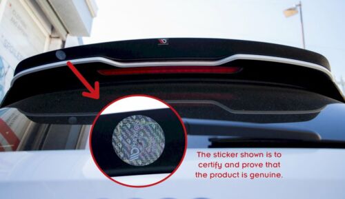 Spoiler Ala Extension Maxton Design Nero Lucido Abs per Audi A4 B8 Avant - Foto 5 di 5
