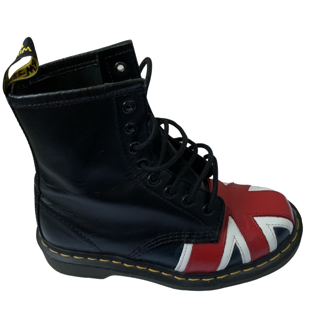 Dr. Martens Union Jack Soft Leather Boots Size UK: 4 EU: 37 US: L 6 US:M 5 Doc Martens Union Jack 1460 Boots, Size UK 8, US Men main image 3