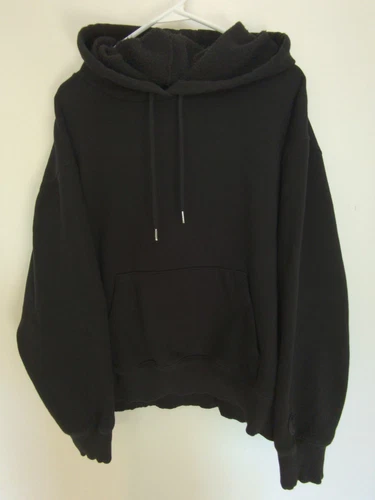 UNDERCOVER Felpa con cappuccio ROSA Victoria’s Secret nera pullover donna adulto grande