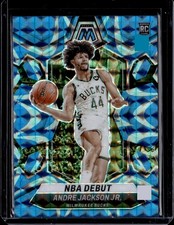 2023-24 Panini Mosaic #259 Andre Jackson Jr. Reactive Blue