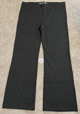 NWOT Betabrand Pants Bootcut Dress Yoga Heathered Charcoal Gray Size Petite XL