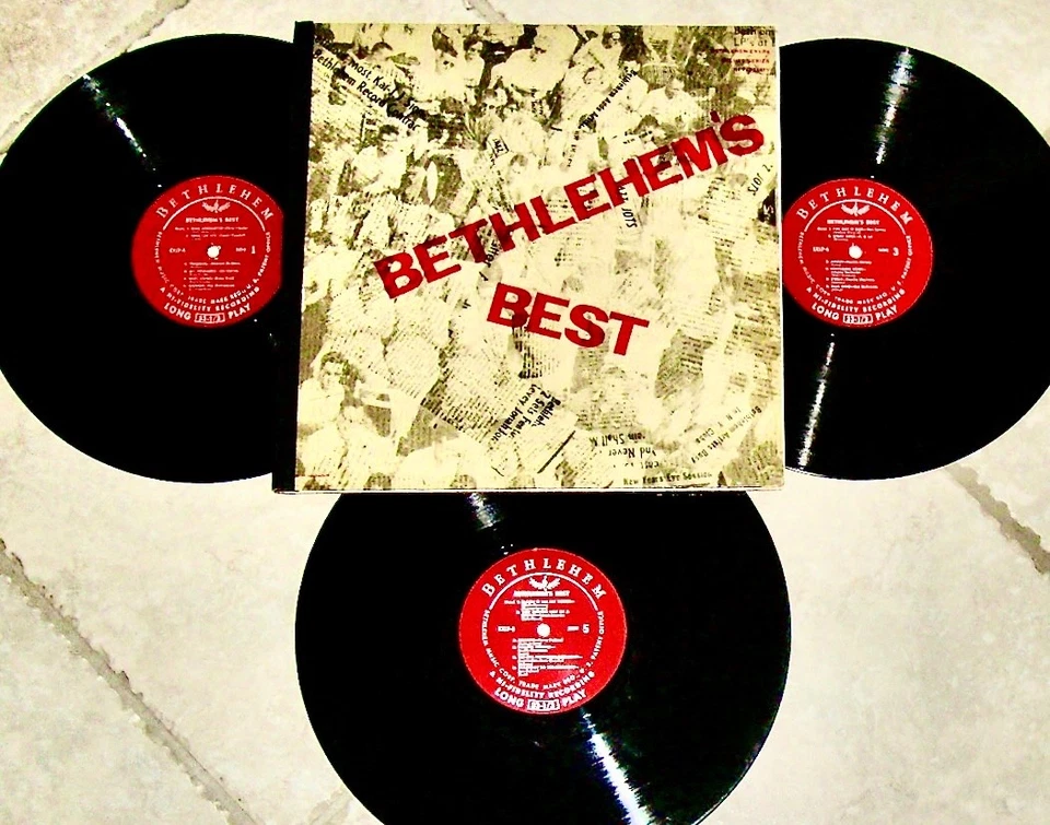 RARE 1950's Bethlehem Records: Bethlehem's Best Jazz-3 LP's / Porgy & Bess-3LP's Foto 3 de 4
