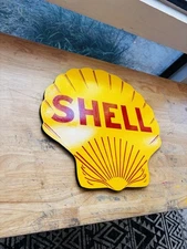Shell Gasoline Hand Painted Sign