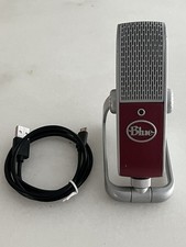 Blue Raspberry USB Condenser Microphone   Portable Studio Mobile Mic - Tested