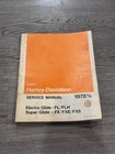 Genuine Original Harley Davidson Service Repair Shop Manual Electra Super Glide