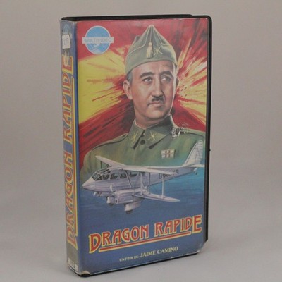 VHS Dragon Rapide Año 1986 Pelicula sobre Franco PAL Castellano
