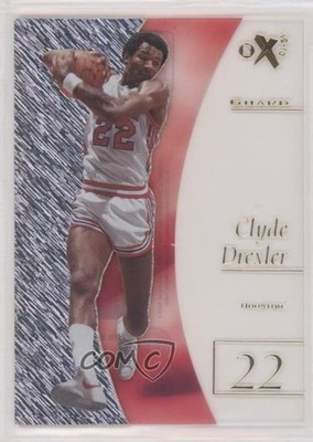 2012-13 Fleer Retro 1997-98 Fleer EX 2001 Clyde Drexler #EX-6 HOF 0e5c