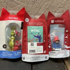 Lot Of 3 Tonies Characters: The Grinch, The Witches  Paddington SEALED - READ 