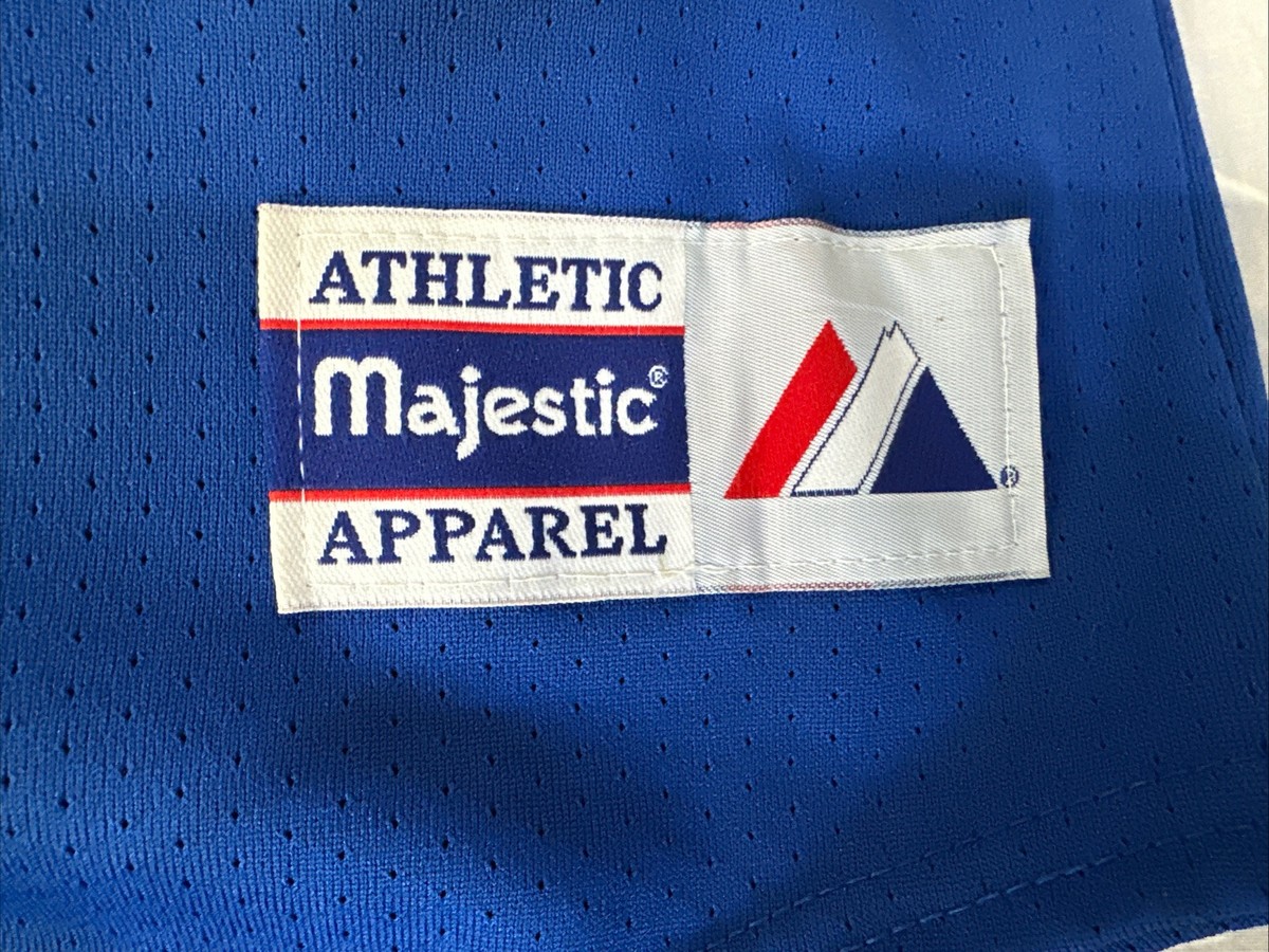90s USA製 Majestic CUBS ユニフォーム XL 白 青 カブス Vintage 90s CHICAGO CUBS MLB BASEBALL Blue Majestic JERSEY