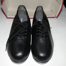 Capezio Tic Tap Toe 443 Black Women's Adult Dance Shoe - Size 8.5 Wide
