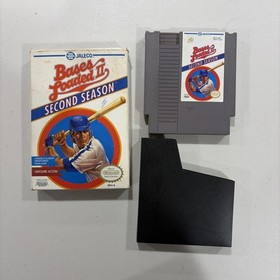 Bases Loaded 2 Second Season (Nintendo NES, 1989) In Box Tested Working