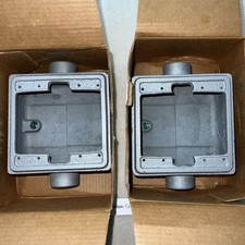 Appleton FSC 2-50 Conduit Box Unilet 1/2" MALL IRON FS-FD CD 2GANG BOX SHALLOW