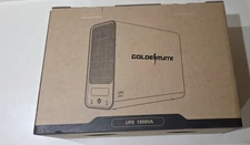 GOLDENMATE 1000VA/800W Lithium UPS Battery BackUp/Surge Protector w/ 8 Outlets