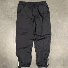 Size XL - Vintage Givenchy Activewear Track Pants Mens Black Lined Lightweight