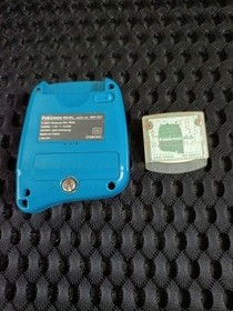 Pokemon Mini Console Blue Nintendo w/ Pokemon Party Cartridge Japan Tested