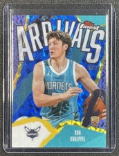 KON KNUEPPEL 2025-26 TOPPS FINEST #A-4 ARRIVALS BLUE GEOMETRIC REFRACTOR RC /75