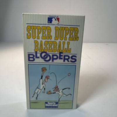 Super Duper Baseball Bloopers VHS 1989 MLB Sports Illustrated Video