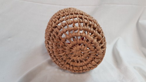Borsa a mano Clare V tessuto rattan e cinturino in pelle rossa - Foto 8 di 12