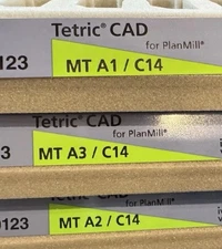 IPS Tetric CAD Planmill MT A3 A1 A2 C14 Ivoclar Mixed lot Planmeca