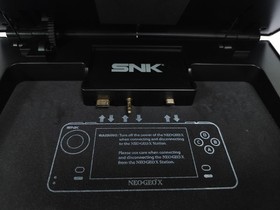 SNK NEO GEO X GOLD Limited Edition Console Arcade Stick Used Working Japan