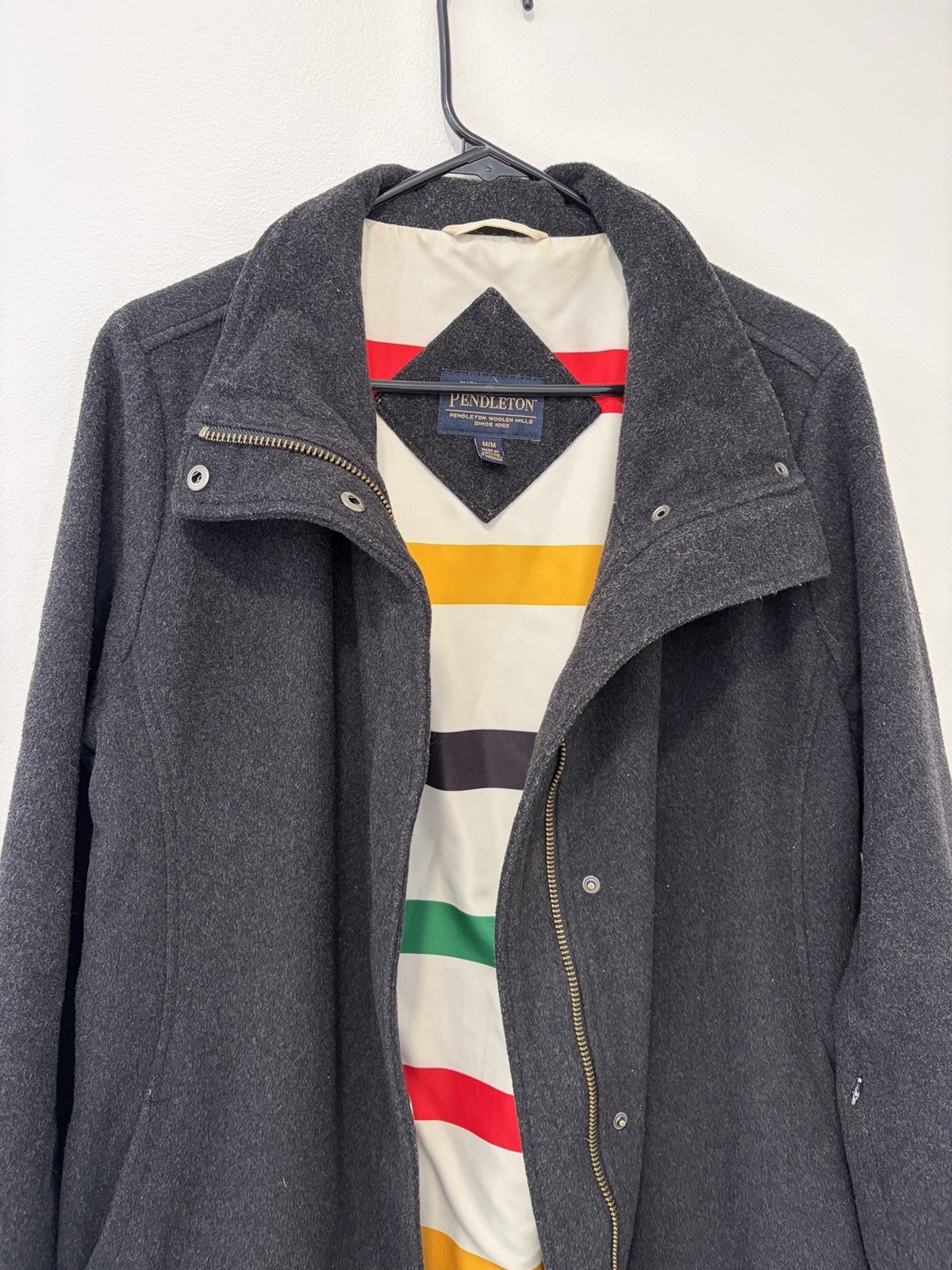 Pendleton Wool Blend Coat Woman’s Medium Campbell… - image 4