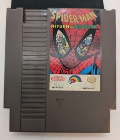 Carrito Spider-Man: Return of the Sinister Six Nintendo NES solo probado usado en excelente estado