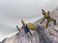 1963 LOUIS MARX 6 INCH ROMAN WARRIOR Made Hong Kong..