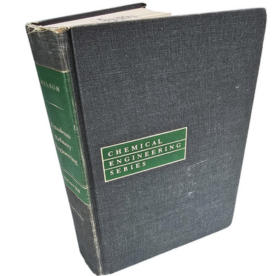 Petroleum Refinery Engineering W L Nelson 1958 HC McGraw-Hill Book Textbook Vtg